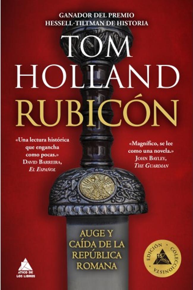 Portada de Rubicón, la novela romana de Tom Holland.